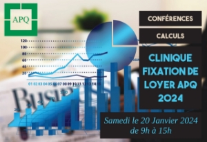 Image de Conférence en ligne: Clinique Fixation de loyer 2024 - 20 janvier 2024